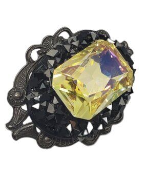 GASOLINE GLAMOUR HONEY BUTTER COCKTAIL HEMATITE RING 🍯 🧈 💎